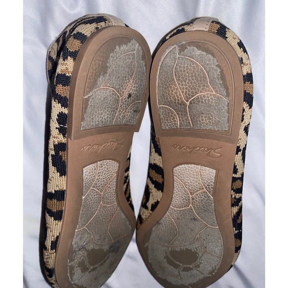 Sketchers Women Flats Shoes Leopard Print 10 Air Cooled Memory Foam Pointed Toe - Picture 8 of 9